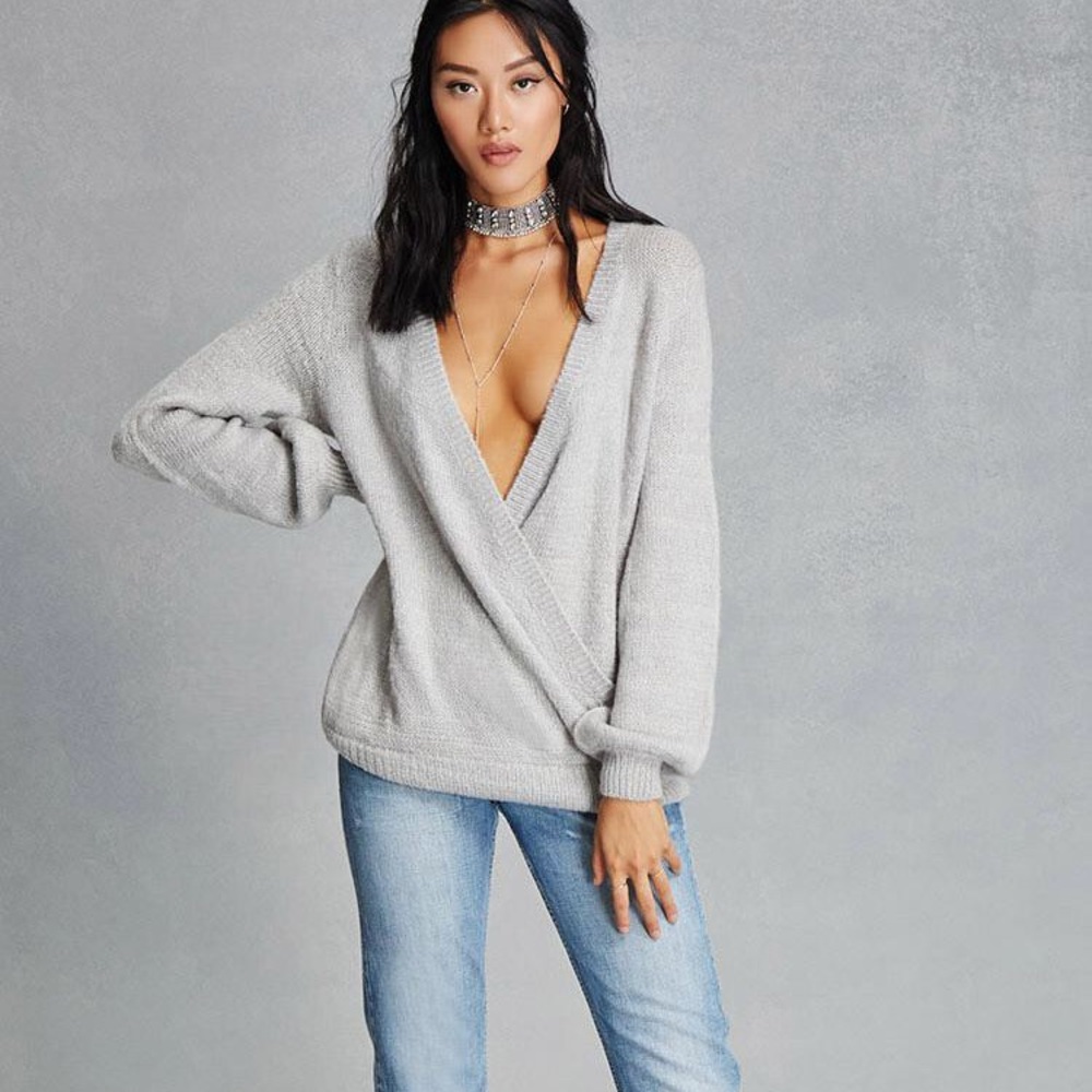 🆕 Haute Rogue Surplice Sweater